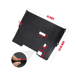 Alfombrilla de suelo EZGO TXT para carrito de golf, alfombrilla de goma negra antideslizante, reemplazo OEM 70995-G01, alfombrilla de revestimiento de suelo de cobertura completa - Product Image 3