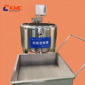 Máquina eléctrica de Cuba de queso de 300l para calentar el proceso de fabricación de queso de leche equipada con tanque de separación de suero - Product Image 1