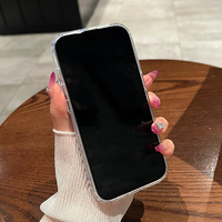 Coque de protection miroir transparente AilesTecca pour iPhone 17 16 Pro Max Air, étui de téléphone portable miroir pour maquillage, design mignon pour filles