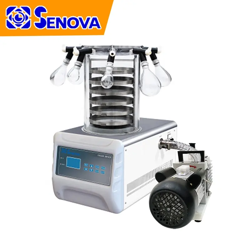 3Kg 50C Manifold Vacuum Laboratory Rotary Evaporator Freeze Dryer