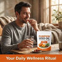 Gélules d'huile de graines de citrouille avec Saw Palmetto 3000mg Acides gras Phytostérols Soutient la santé de la prostate de la vessie urinaire des cheveux