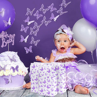 Sacs en papier kraft à fond plat SOS Sacs à friandises Butterfly Party Goody pour filles femmes
