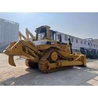 Bulldozer d'occasion CAT D8R 38 tonnes à faible bruit pour opérations en carrière de calcaire multi-terrains, avec moteur, pompe et roulement, puissance 228 kW
