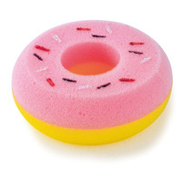 Écologique naturel dessin animé corps luffa douche gommage en forme de nourriture éponge de bain pour le nettoyage du corps éponge de douche
