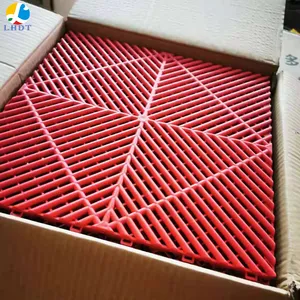 pp garage interlocking workshop floor tiles/removable plastic interlocking floor tiles for parking lot