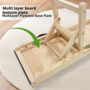 Stevige houten hondenhelling, inklapbaar, geschikt voor bed en buitengebruik - Product Image 5