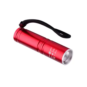 Produk Baru Super Terang Mini Torch Light Baterai AA Led Senter untuk Camping