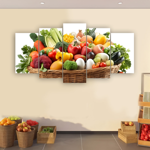 Pittura decorazione per la casa di arte della parete del negozio di frutta con cinque cristalli di cristallo a diamante in porcellana intarsiato per la decorazione della <span class=keywords><strong>cucina</strong></span> - Product Image 5