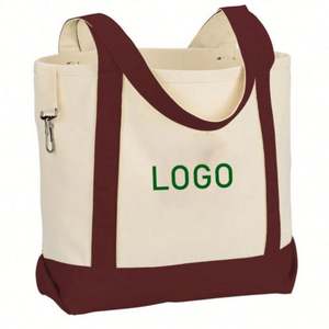 High Quality Wholesale <b>Travel</b> Canvas Bag Weekender Printed Luggage Organic Canvas Bag Cotton with Zipp - Product Image 4