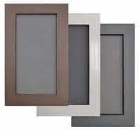 Ventana de vidrio corrediza de aleación de aluminio panorámica moderna con marco negro y diseño de eficiencia energética para Vista de balcón
