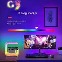 Nieuwe G3 Bt Speaker Multifunctionele Draadloze Oplaadbare Bedside Wekker Sfeerverlichting Nachtlamp Speaker