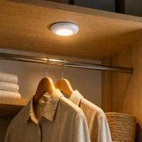Lampe LED sans fil Puck Light Closet Wardrobe Under Cabinet Light LED Motion Sensor LED Cabinet Light