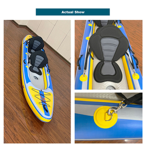 ZEBEC Kxone Nuovo Design Personalizzato Canoa Pieghevole Leggera per Due Persone Kayak Gonfiabile in Tessuto Drop-stitch per Spiaggia - Product Image 4