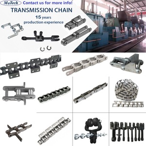 Cadena de Rodillos Transportadores Industriales de Alta Resistencia y Servicio Pesado de Fábrica China, Cadena de Eslabones Galvanizados C2082H con Accesorios - Product Image 6