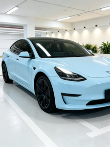 <span class=keywords><strong>Film</strong></span> de protection pour voiture en vinyle PET 5ft*56ft Bleu glacier <span class=keywords><strong>Film</strong></span> de protection pour voiture Bleu bonbon <span class=keywords><strong>Film</strong></span> de protection changeant de couleur - Product Image 2