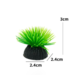 Plantes d'aquarium artificielles - Décoration réaliste en plastique pour l'aquarium, ornement en forme d'herbe aquatique - Product Image 4