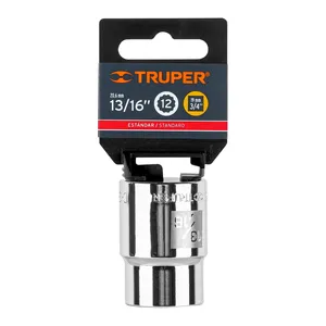 Truper 13/16 \ "Snack Dado 12-Pinchos 3/4 \" Cuadrado 3 Unidades Por Caja Rígida Diseño en Relieve Ecológico - Product Image 4