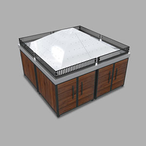 Giá để hàng siêu thị bằng kim loại và gỗ, để trưng bày hoa quả và rau củ - Product Image 5