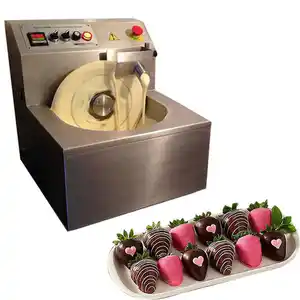 Cheap Small Automatic Chocolate Tempering Machine with Vibrating Vibration Table Chocolate Melting Coating vibrator Machine