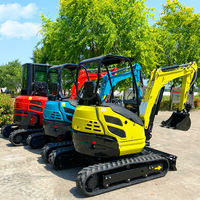 Prix des mini excavatrices 3,5 tonnes Kubota Engine excavatrices petite pelleteuse avec ensacheuse CE EPA EURO5 Machine excavatrice multifonctionnelle