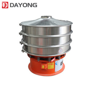 <span class=keywords><strong>Crible</strong></span> vibrant <span class=keywords><strong>rotatif</strong></span> circulaire horizontal de poudre chimique de rendement élevé pour le séparateur de médecine - Product Image 1