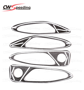 Moldura <span class=keywords><strong>Interior</strong></span> de Fibra de Carbono Seca para Manija de Puerta para Interiores de <span class=keywords><strong>ALFA</strong></span> <span class=keywords><strong>ROMEO</strong></span> <span class=keywords><strong>GIULIA</strong></span> 2016-2018 - Product Image 3