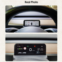 Instrumento Tesla Hud con pantalla automática, nuevo medidor Digital de 4,6 pulgadas para tablero Tesla, engranaje de posición, indicador inteligente para Tesla modelo 3 Y