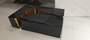 Mesa de Centro Combinada de Lujo Italiano <span class=keywords><strong>Bocado</strong></span> Lobo, Moderna y Sencilla, para Sala de Estar, Hotel o Villa, Diseño Irregular - Product Image 5