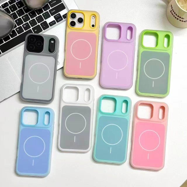 Lovely Jelly Colorful Magnetic Shockproof Magnetic Protective Mobile Phone Case Cover for iPhone 17 16 Pro Max 17 Air