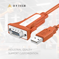 Adaptador de Chip RS232 FTDI directo de fábrica Serial DB9 a Cable de controlador USB para módem de datos Win/MacOS/Linux para registro de cajero