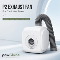 Ventilateur d'extraction pour litière de chat pour la maison, vente en gros, importateurs, distributeurs et fournitures de ventilation pour animaux de compagnie PawGlobe