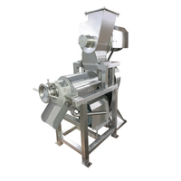Fruit- en groentepers & sapcentrifuge met motor 220V roestvrij staal koudgeperst voor cactus- en tomatensap