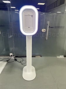 2023 New Salsa hình bầu dục vuông faceplate Photo Booth gian hàng kiosk photobooth vỏ 10.2 10.5 10.9 11 12.9 inch iPad Photo Booth máy - Product Image 2