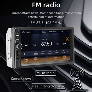 7 inch Xe màn hình TV DVD Player LCD màn hình cảm ứng xe Bảng điều khiển màn hình Android màn hình với gương liên kết/FM/TF - Product Image 5