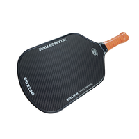 Raquette de pickleball professionnelle Toprate approuvée USAPA, surface en fibre de carbone 3K sans bordure, texture texturée, noyau en nid d'abeille absorbant les chocs, 16 mm
