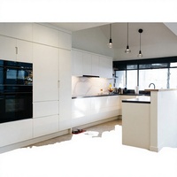 Service de solutions clés en main pour armoires en contreplaqué destinées aux développeurs immobiliers - Ensemble complet d'armoires de cuisine modulaires au design moderne