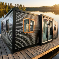 Maison mobile extensible personnalisable à double aile, type pliant, pour habitation