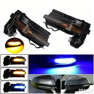 Pour <span class=keywords><strong>Audi</strong></span> <span class=keywords><strong>Q2</strong></span> Q3 2019-2020 OLIVER 12V Rétroviseur extérieur avec éclairage LED <span class=keywords><strong>dynamique</strong></span> bleu à défilement pour <span class=keywords><strong>clignotant</strong></span> - Product Image 1