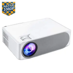 [Amazon Top Venda Quente] Fábrica OEM ODM 6000 Alta Lumens Nativo 1080p Full HD 4K LCD LED de Vídeo Portátil Projetor HomeTheater