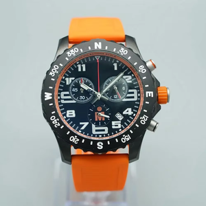 Venta caliente buen precio REP reloj para hombres reloj de <span class=keywords><strong>marca</strong></span> de lujo con movimiento japonés caja de acero inoxidable correa de goma PUF de agua - Product Image 4