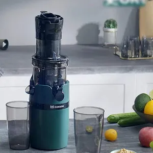 水果机电动家用蔬菜汁多功能慢榨汁机大嘴冷榨汁机，商用橙子ABS外壳