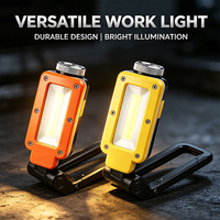360 °   Einstellbare 300M Reichweite COB Arbeits-LED-Leuchte 1000 Lumen Wiederaufladbare Magnet-Arbeitslampe mit Haken für Autoreparatur und Notfälle