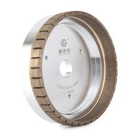 Roue de biseautage segmentée extérieure pour meule de diamant en verre pour Machine de biseautage