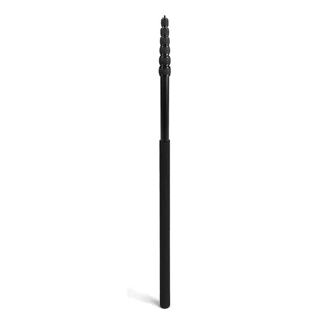 196" 5m Mic Boom Pole Mic Boom Arm 1/4 Inch Screw Aluminium Alloy High Hardness Mic Extension Arm for Interview Video Pro
