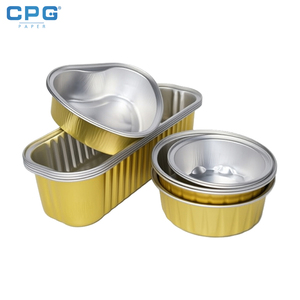 Conteneur en aluminium résistant à la chaleur 680 ml, rectangulaire, pour boulangerie, à emporter, restauration, conteneurs jetables en aluminium - Product Image 1