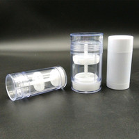 30g 50g 75g plastic twist up deodorant stick container