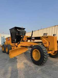 รถเกรดเดอร์ญี่ปุ่น CAT 140K มือสอง ชั่วโมงการใช้งานต่ำ เครื่องยนต์เดิม ปั๊ม มอเตอร์ แบริ่ง รถตีนตะขาบ อุปกรณ์ก่อสร้างเคลื่อนย้ายดิน - Product Image 3