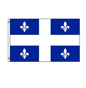 Canada Quebec Flag 3x5 Ft Large banner