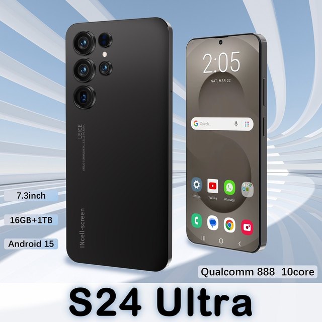 Good Cost Performance S24 ultra 5G Smartphones for S24 ultra 16GB+1TB 5G Dual SIM Cellphone 7.3 Inch Full Screen Mobile Phone