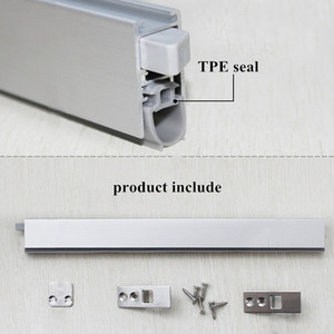 CUISHI Meilleure vente Empêcher l'air chaud/<span class=keywords><strong>froid</strong></span> Fond <span class=keywords><strong>de</strong></span> <span class=keywords><strong>porte</strong></span> Aluminium Automatique <span class=keywords><strong>Bas</strong></span> <span class=keywords><strong>de</strong></span> <span class=keywords><strong>porte</strong></span> Bande <span class=keywords><strong>de</strong></span> joints déroulante - Product Image 6